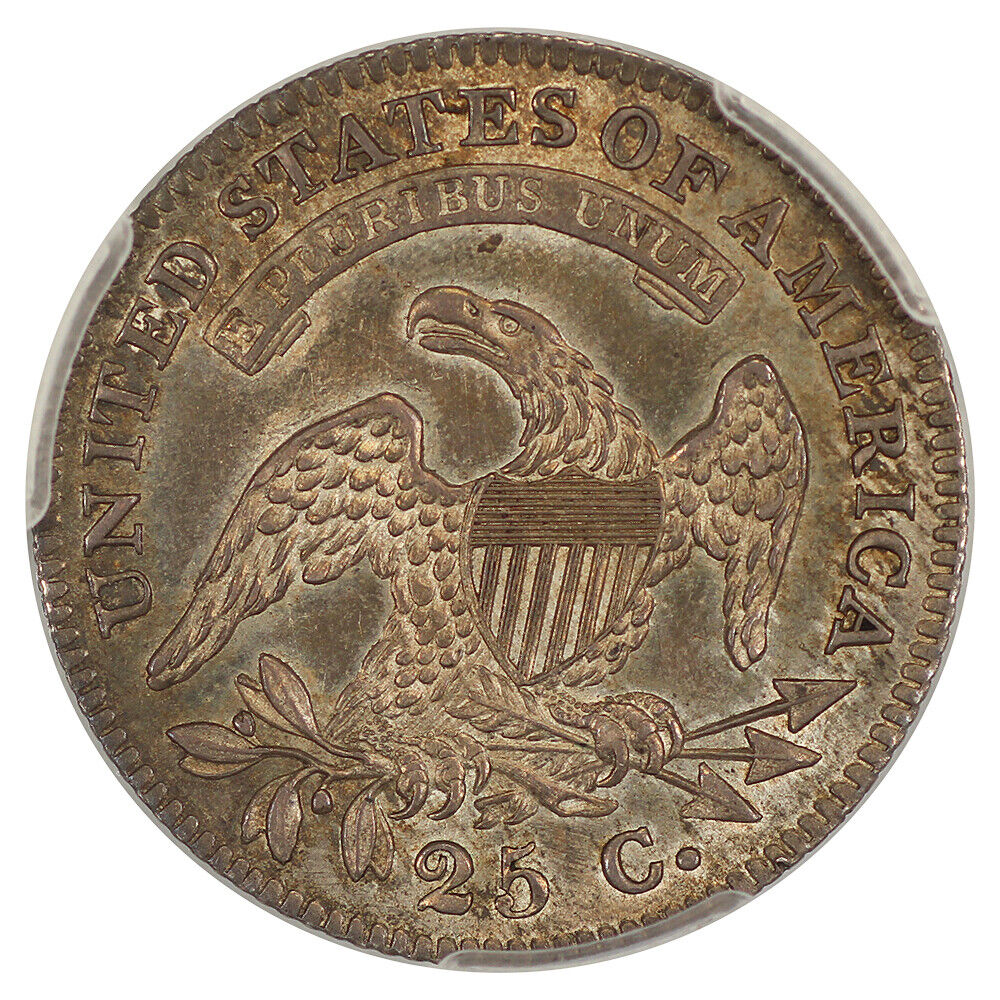 1828 25C PCGS/CAC MS64