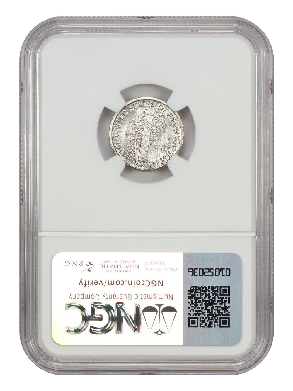 1924-S 10C NGC MS64+FB - Mercury Dime