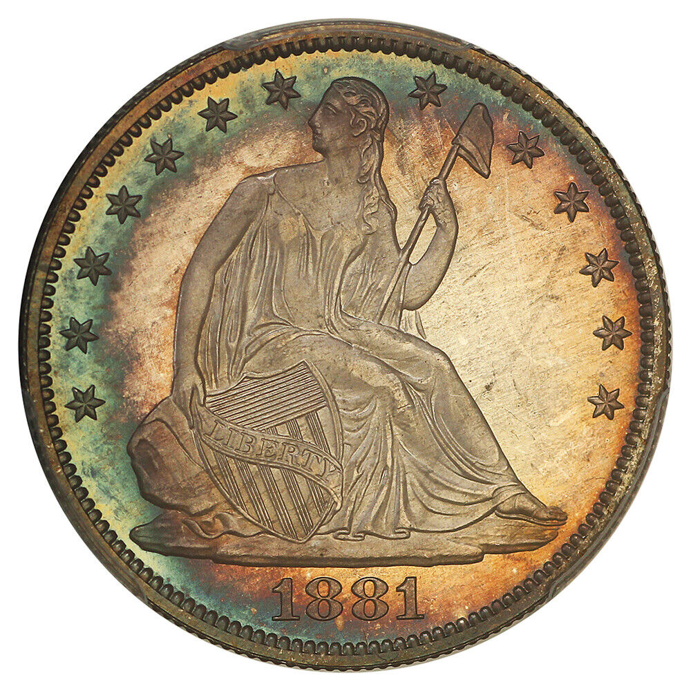 1881 50C PCGS PR67 ex: D.L. Hansen/Chrismor