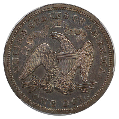 1871 $1 PCGS PR64 ex: D.L. Hansen