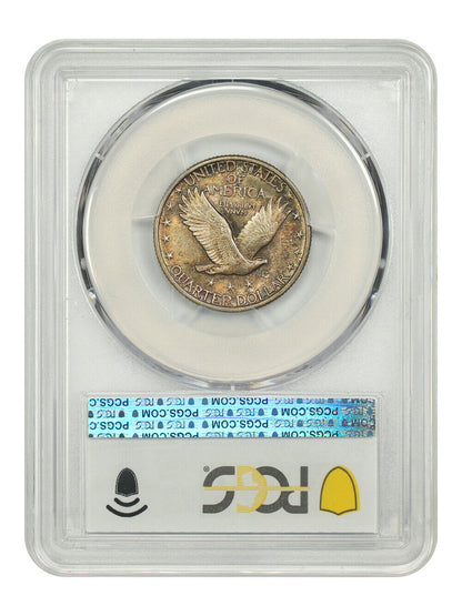 1917-D 25C PCGS MS64FH (Type 2) - Standing Liberty Quarter