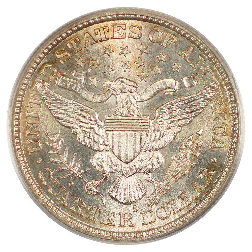 1898-S 25C PCGS MS65