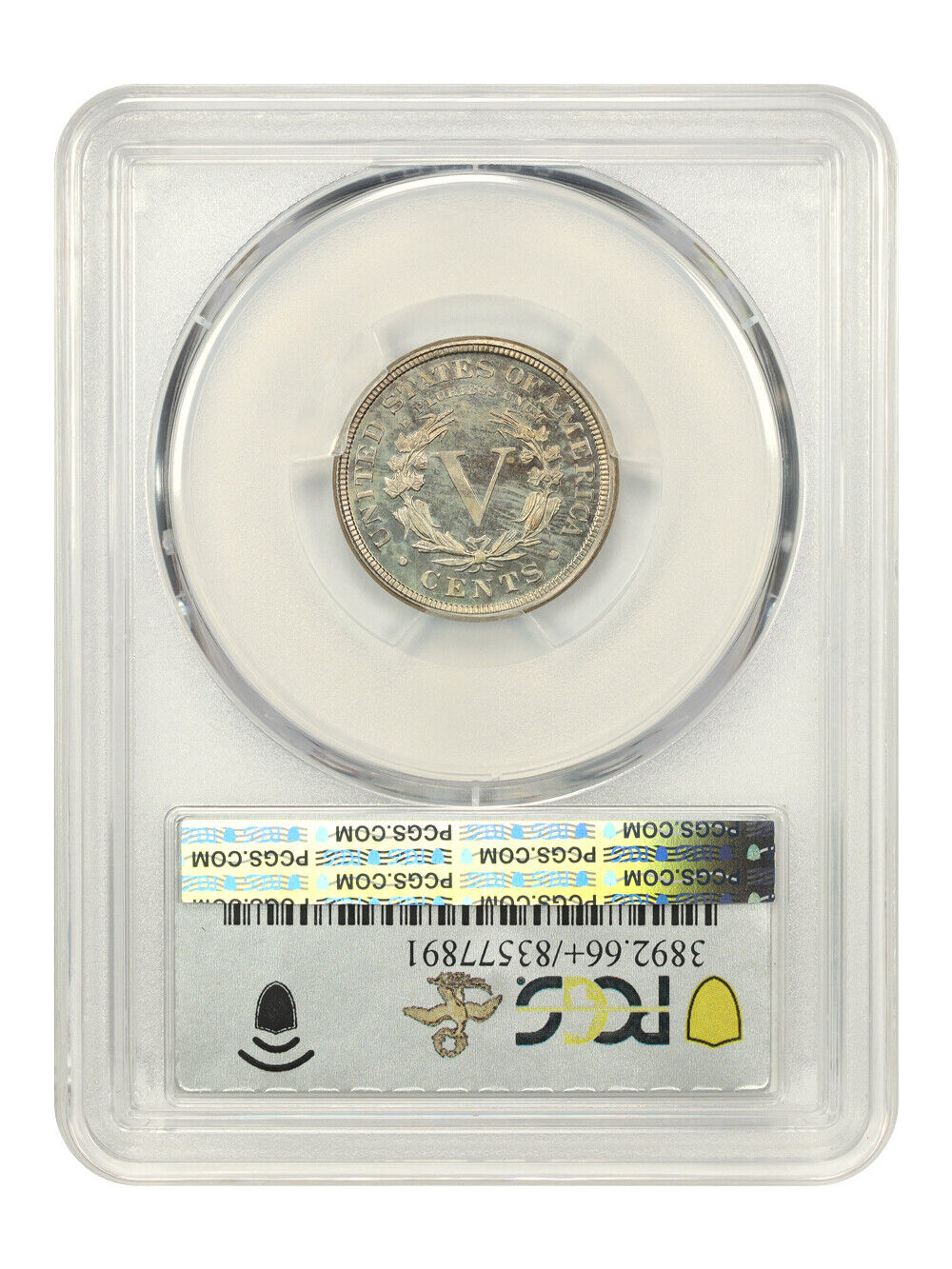 1894 5c PCGS/CAC Proof 66+ ex: D.L. Hansen