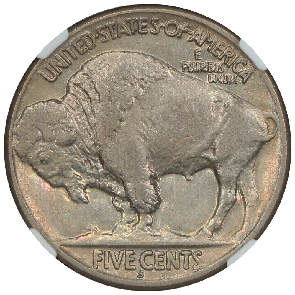 1923-S 5C NGC AU55 - Buffalo Nickel - Better Date S-Mint