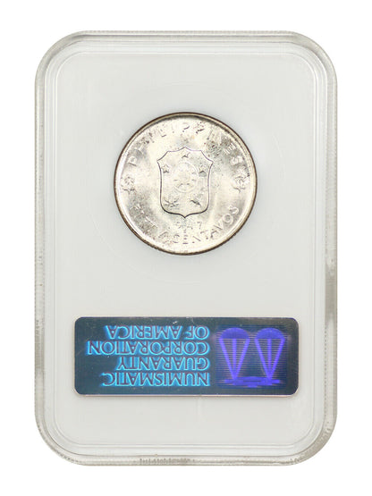 Philippines: 1947-S 50 Centavos NGC MS65 (Douglas MacArthur Commem)