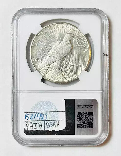 1934 S Peace Dollar NGC AU-58