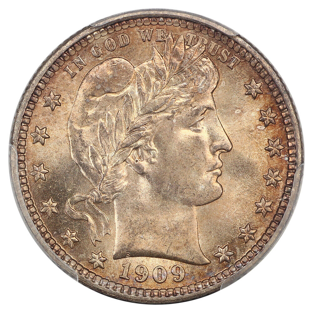 1909-D 25C PCGS MS66 ex: D.L. Hansen