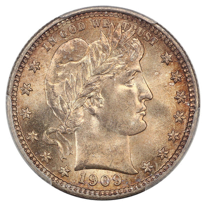 1909-D 25C PCGS MS66 ex: D.L. Hansen