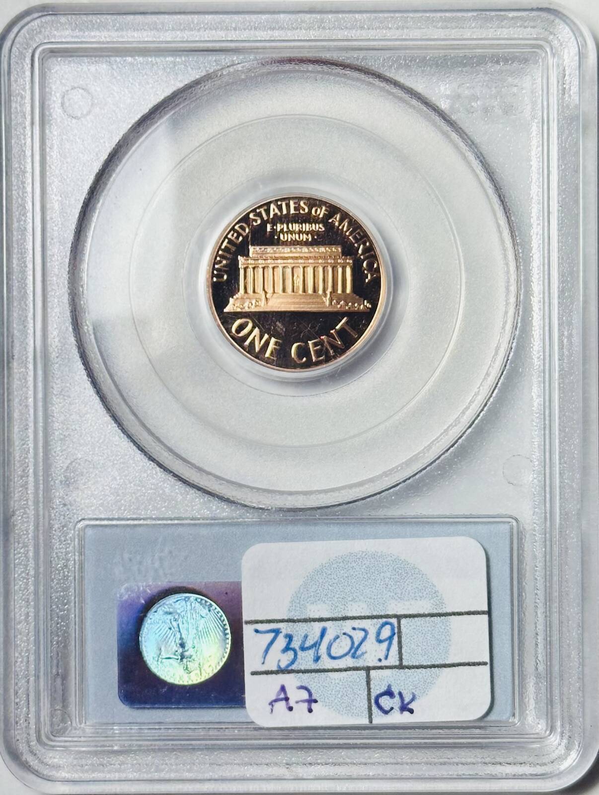 1999 S Small Cents Lincoln, Memorial Reverse PCGS PR-70 DCAM