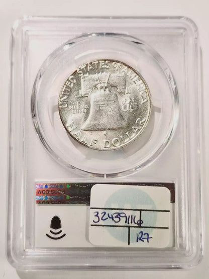 1963 P Franklin Half Dollar PCGS MS-64