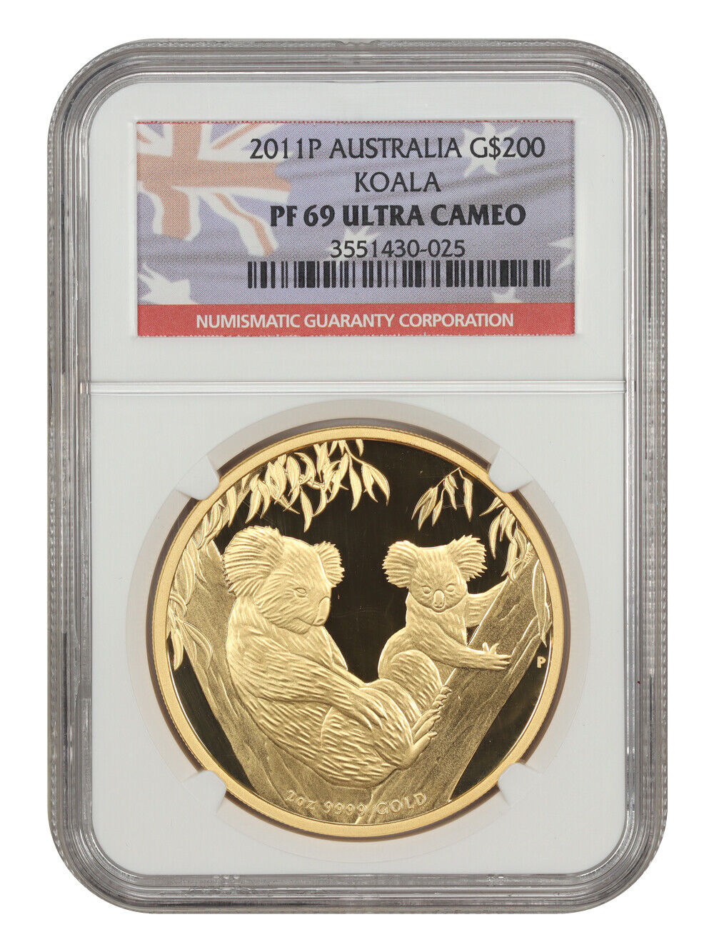 Australia: 2011P $200 Gold Koala NGC PR69DCAM (w/Box & COA) - Other