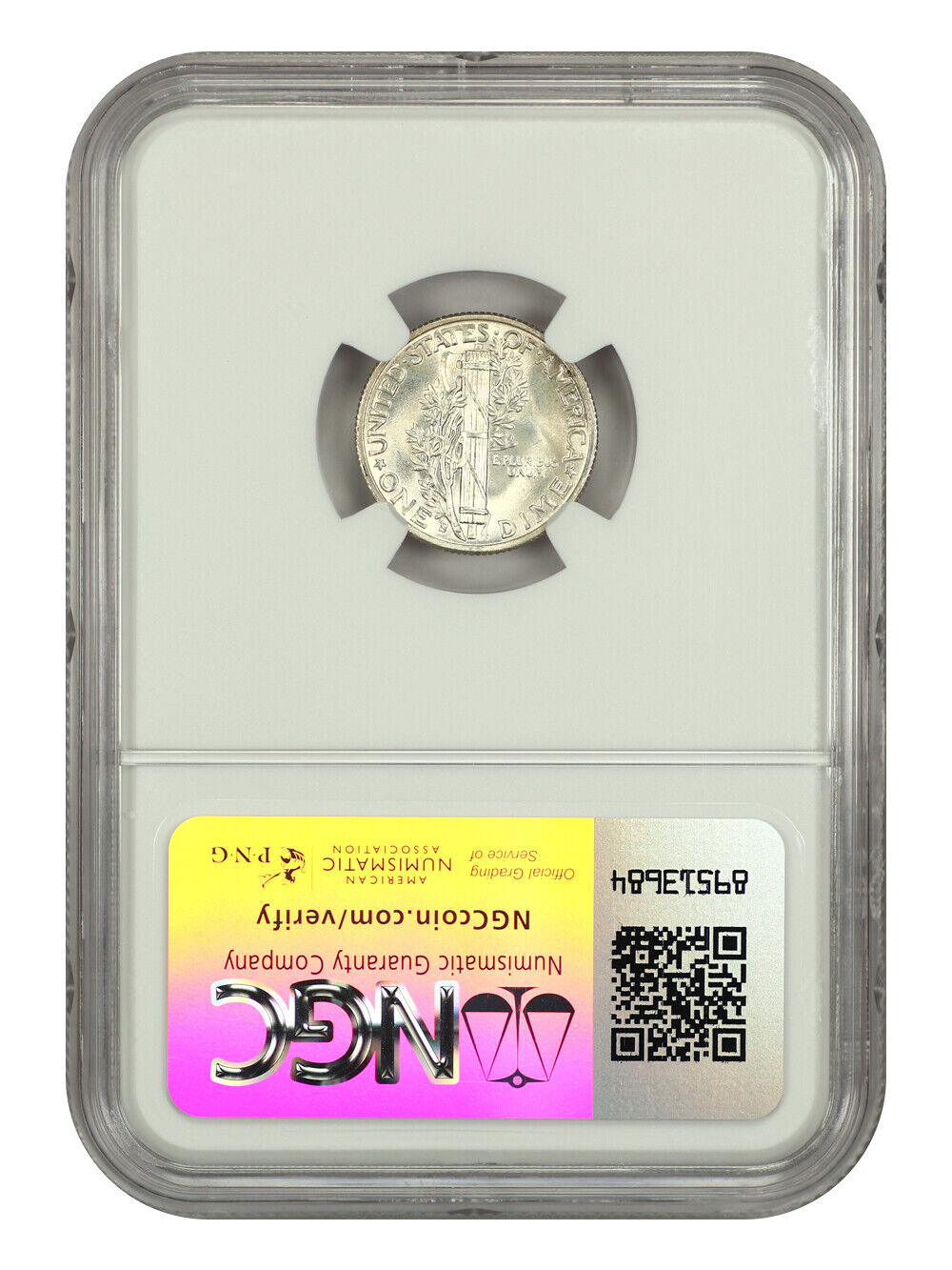 1944-S 10C NGC MS67+ - Mercury Dime