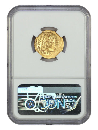 Byzantine Empire: AD 602-610 Phocas NGC MS (5/5, 3/5) AV Solidus - Other