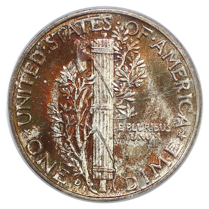 1939-D 10C PCGS/CAC MS68FB