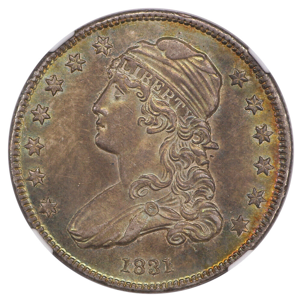 1831 25C NGC MS65 (Browning 2, Small Letters)