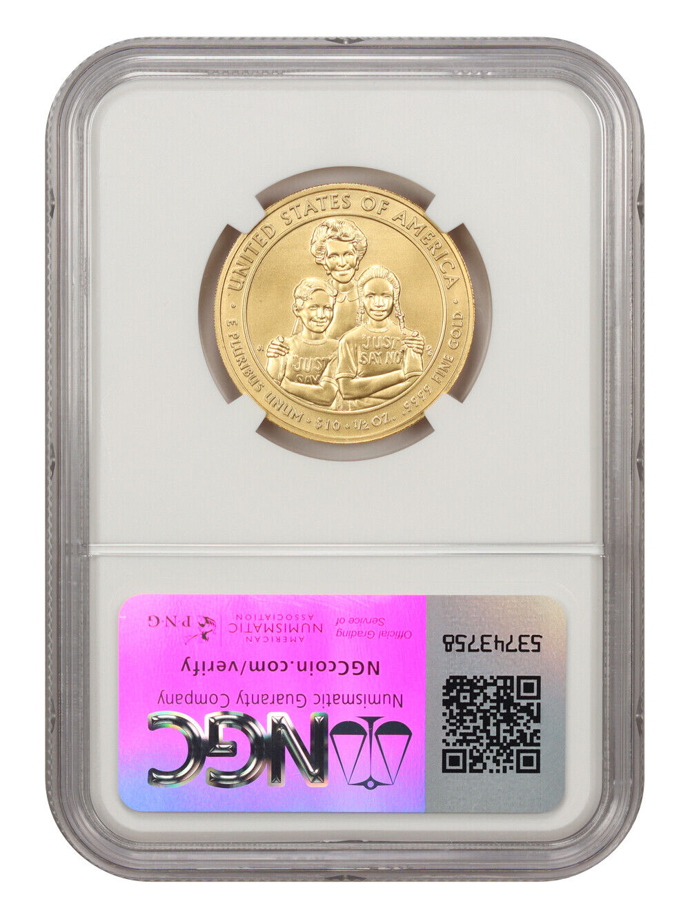 2016-W $10 Nancy Reagan NGC MS70