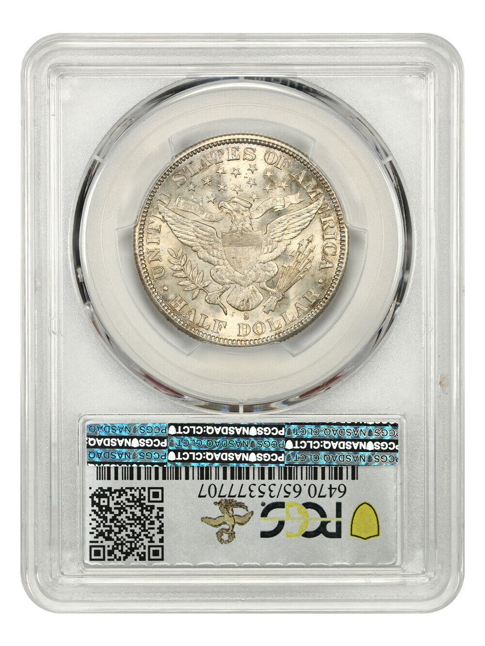 1894-S 50c PCGS MS65 ex: D.L. Hansen