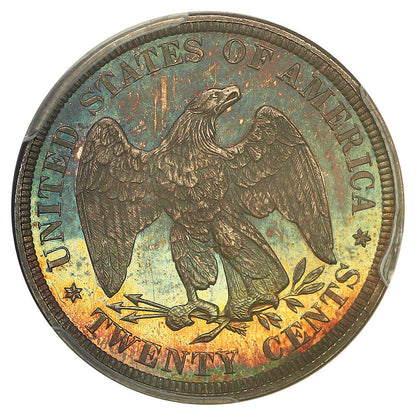 1876 20C PCGS PR66 - Twenty Cent