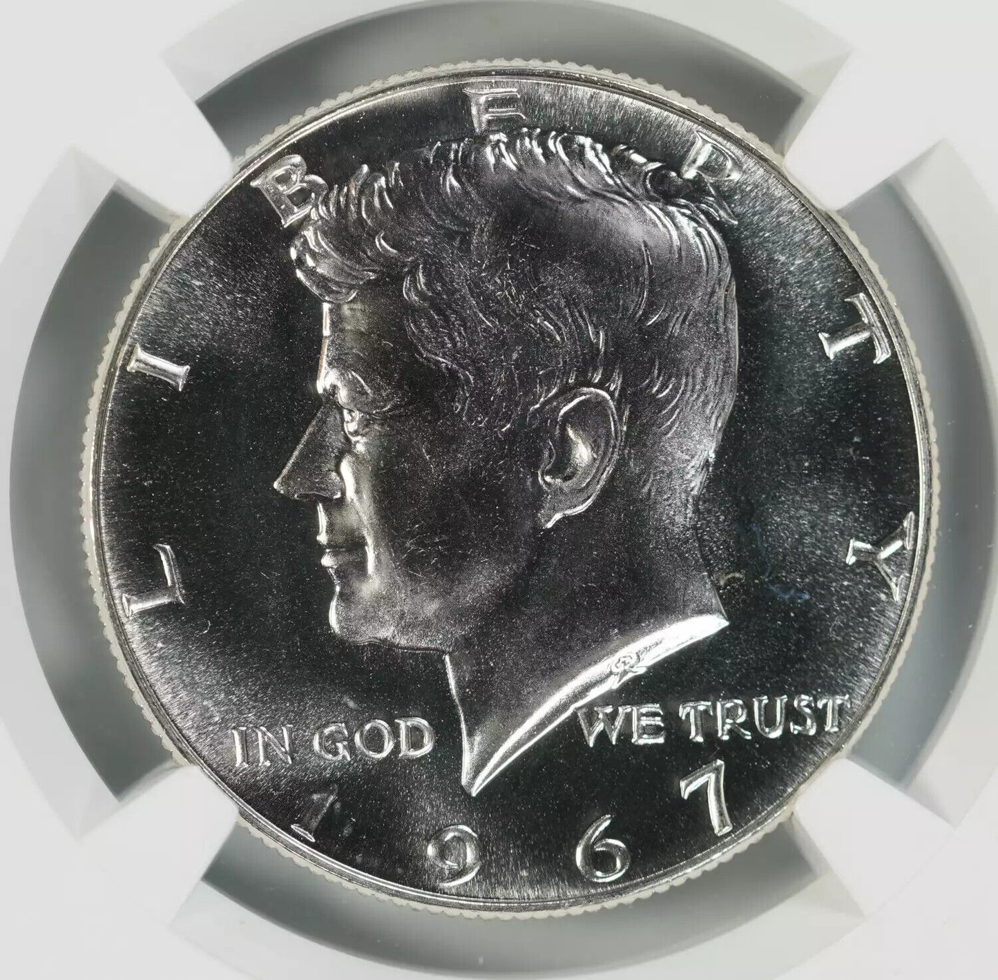 1967 SMS KENNEDY HALF DOLLAR 50C NGC CERTIFIED MS 69 MINT STATE UNC (007)