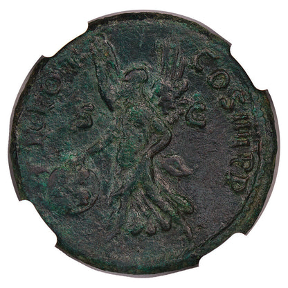 Ancient Roman: Trajan (AD 98-117) AE As NGC VF