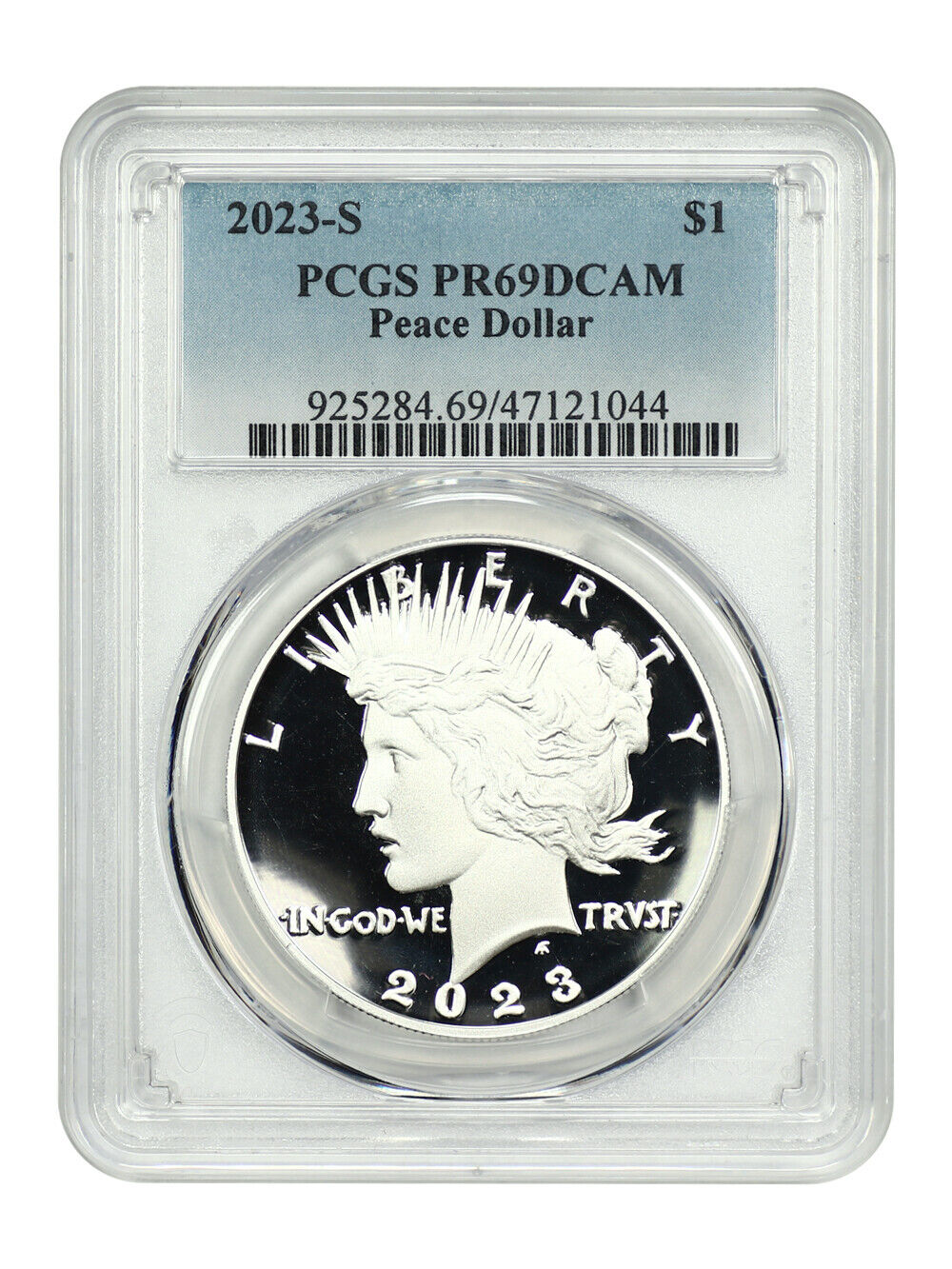 2023-S $1 Peace Dollar PCGS PR69DCAM