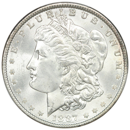 1887 $1 PCGS MS67 - Morgan Dollar