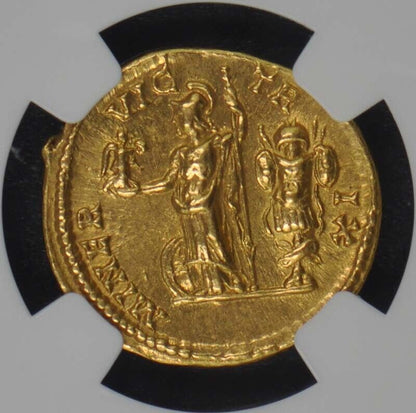 Caracalla, AD 198-217 ROMAN EMPIRE AV Aureus NGC XF45