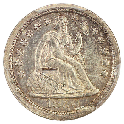 1850-O 10C PCGS MS63 ex: D.L. Hansen