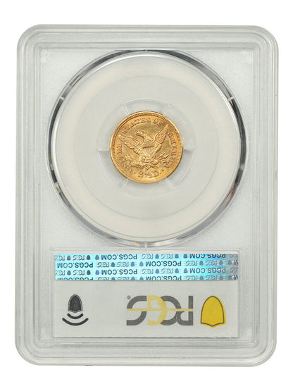 1870-S $2.50 PCGS MS62 - Liberty Head $2.5