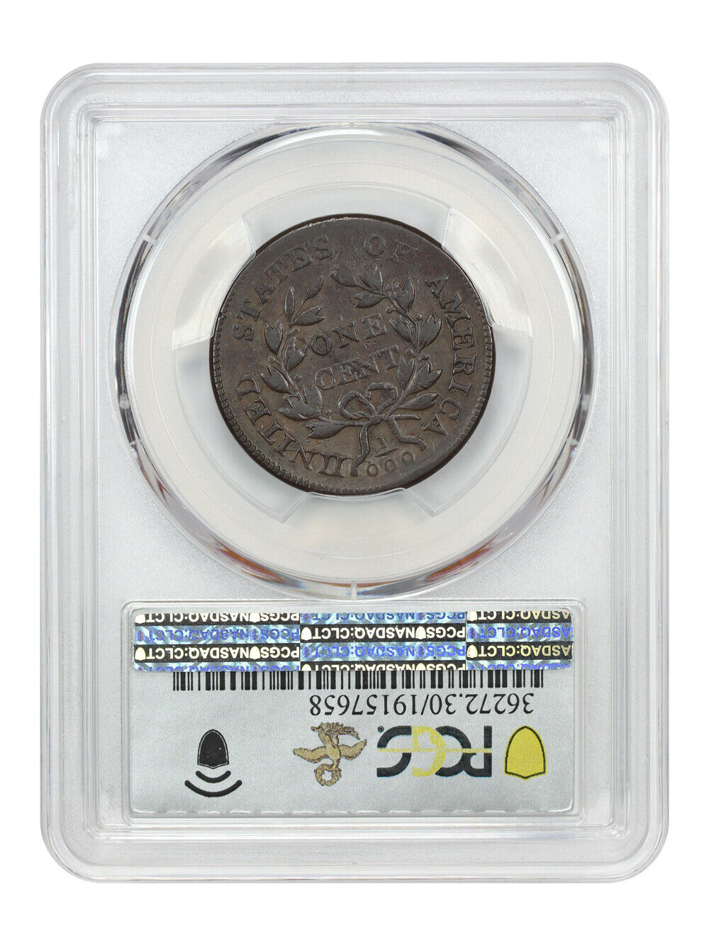 1801 1C PCGS VF30 (S-219, 3 Errors) ex: D.L. Hansen