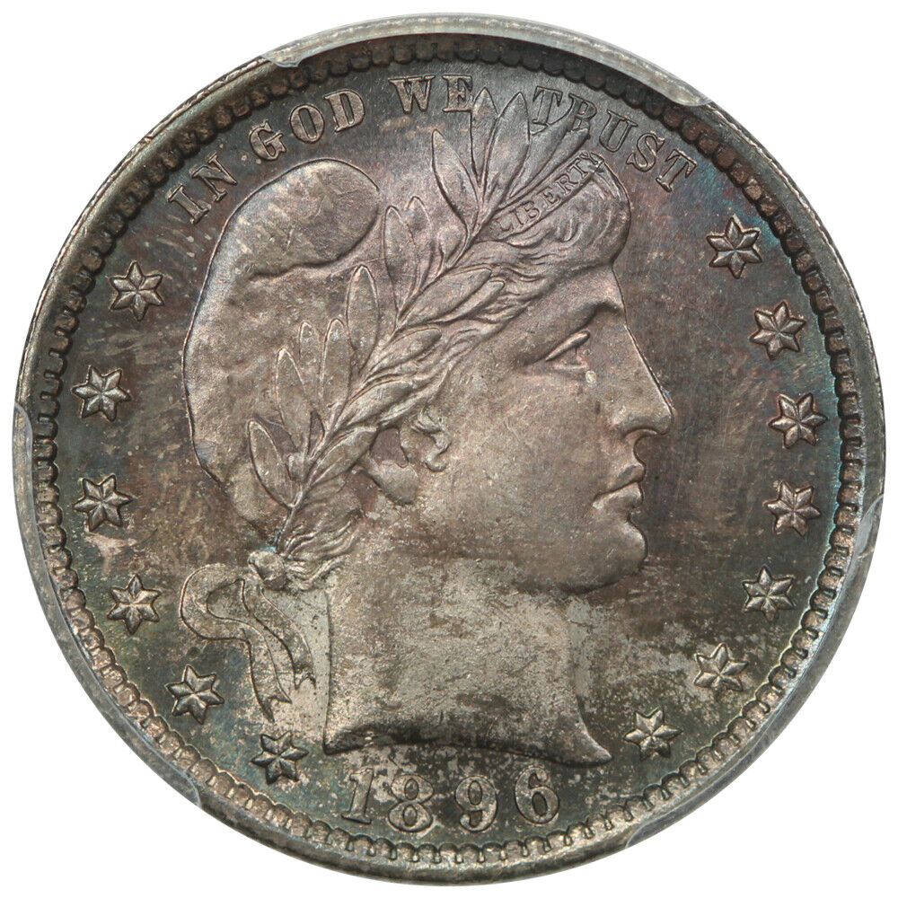 1896 25C PCGS MS66 ex: D.L. Hansen