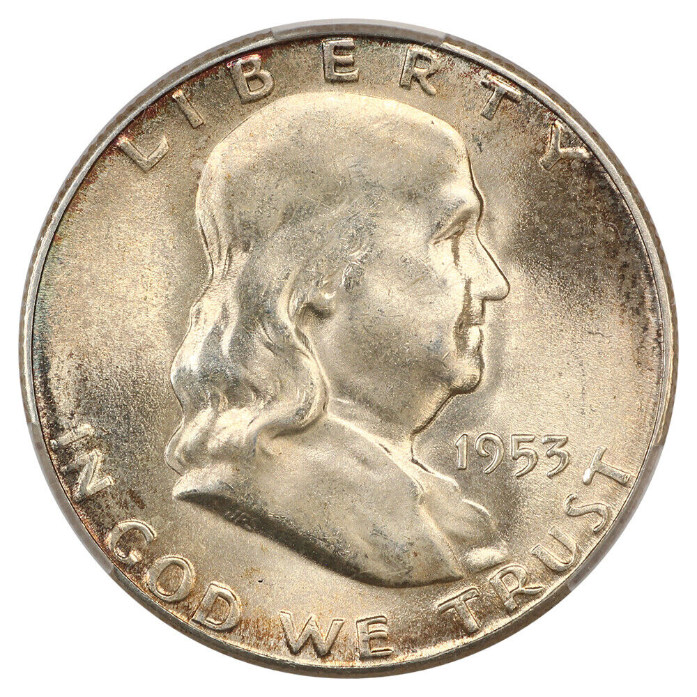 1953-S 50C CACG MS66 - Franklin Half Dollar