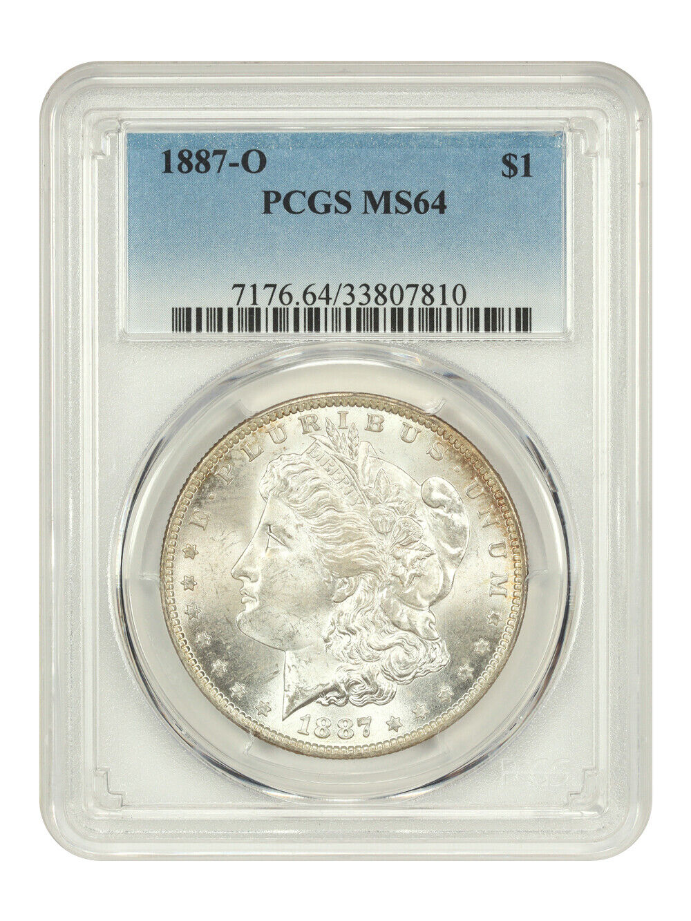 1887-O $1 PCGS MS64 - Morgan Dollar