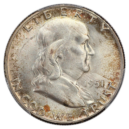 1951 50C PCGS/CAC MS66FBL ex: D.L. Hansen