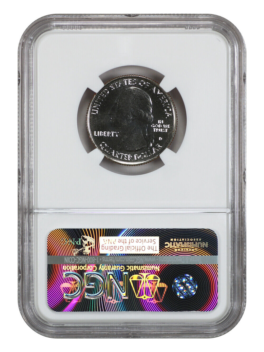 2016-S 25C Fort Moultrie NP NGC MS67 - Type 1 - Clad