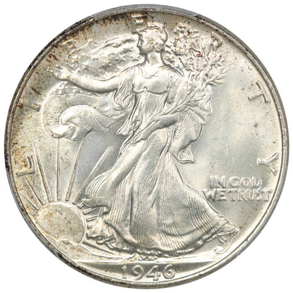 1946 50C PCGS MS65 - Walking Liberty Half Dollar