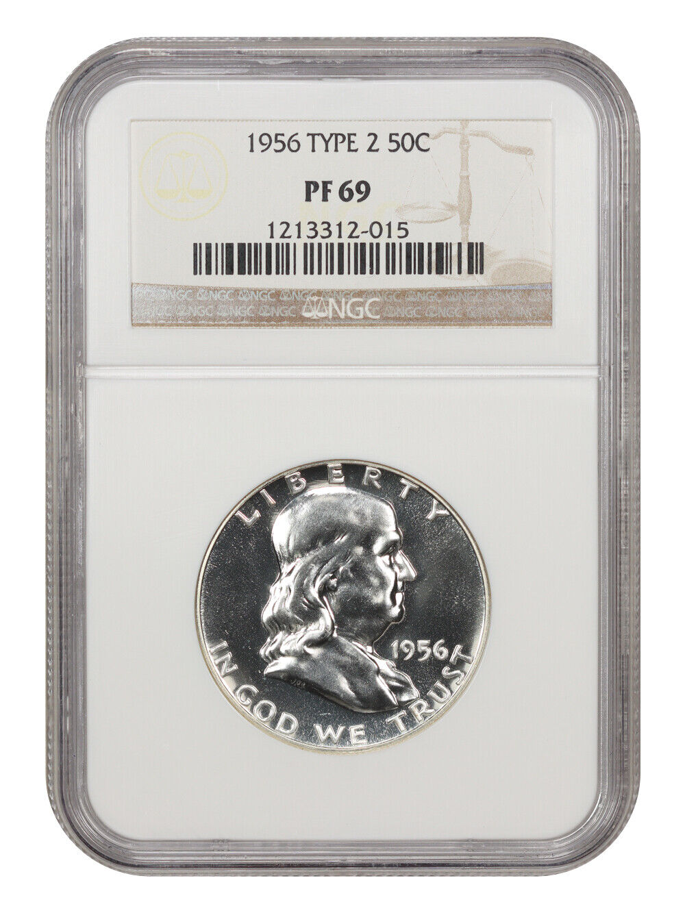 1956 50C NGC PR69 (Type 2)