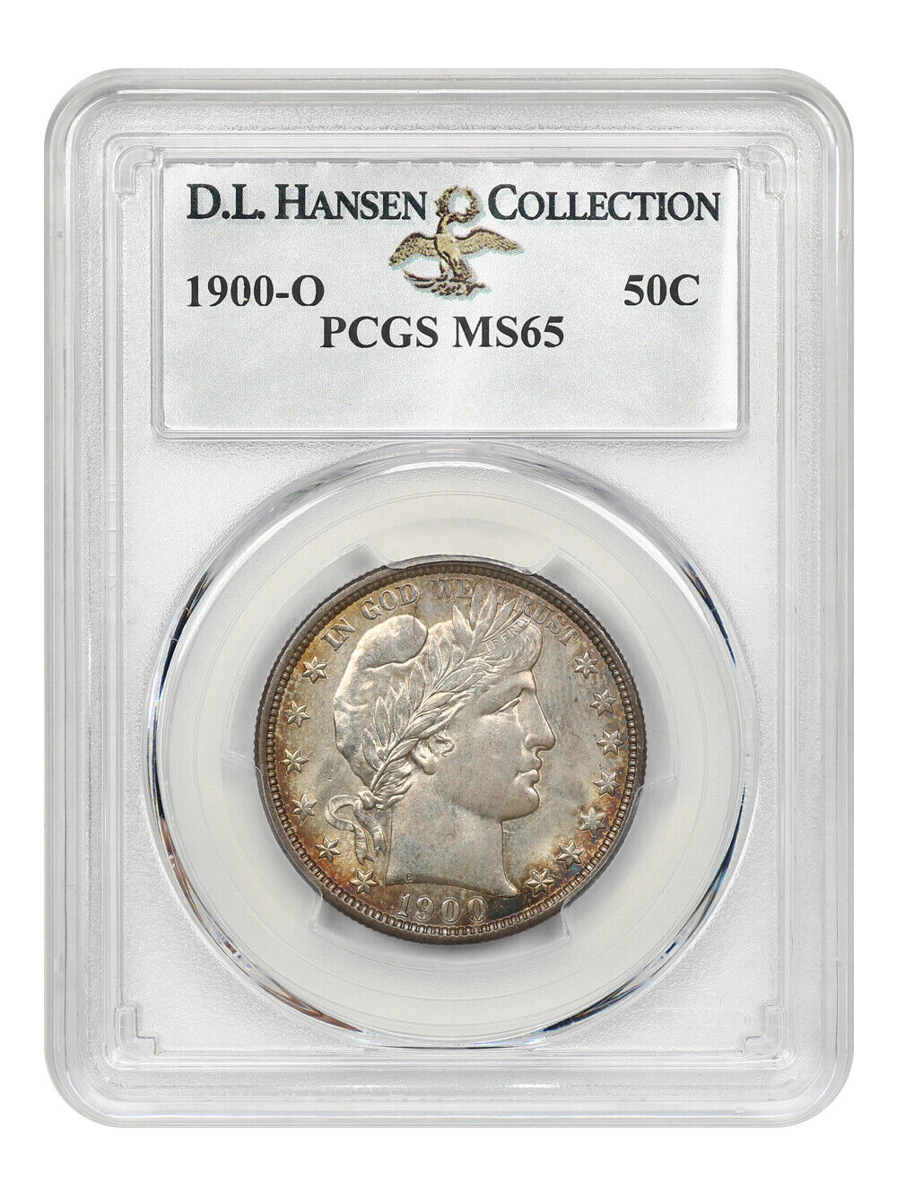 1900-O 50c PCGS MS65 ex: D.L. Hansen