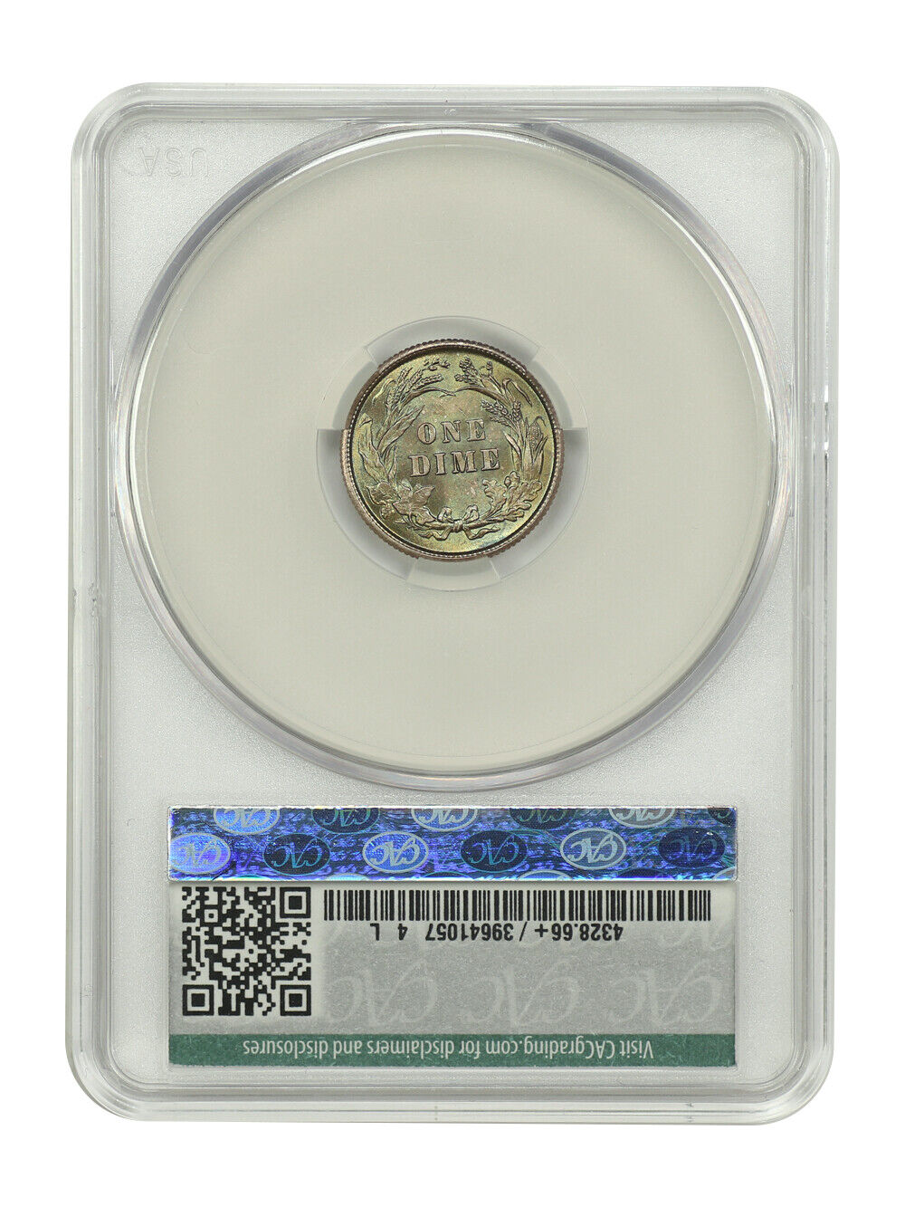 1899 10C CACG MS66+ ex: D.L. Hansen - Barber Dime