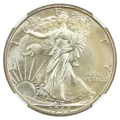 1942 50C NGC PR68 - Walking Liberty Half Dollar