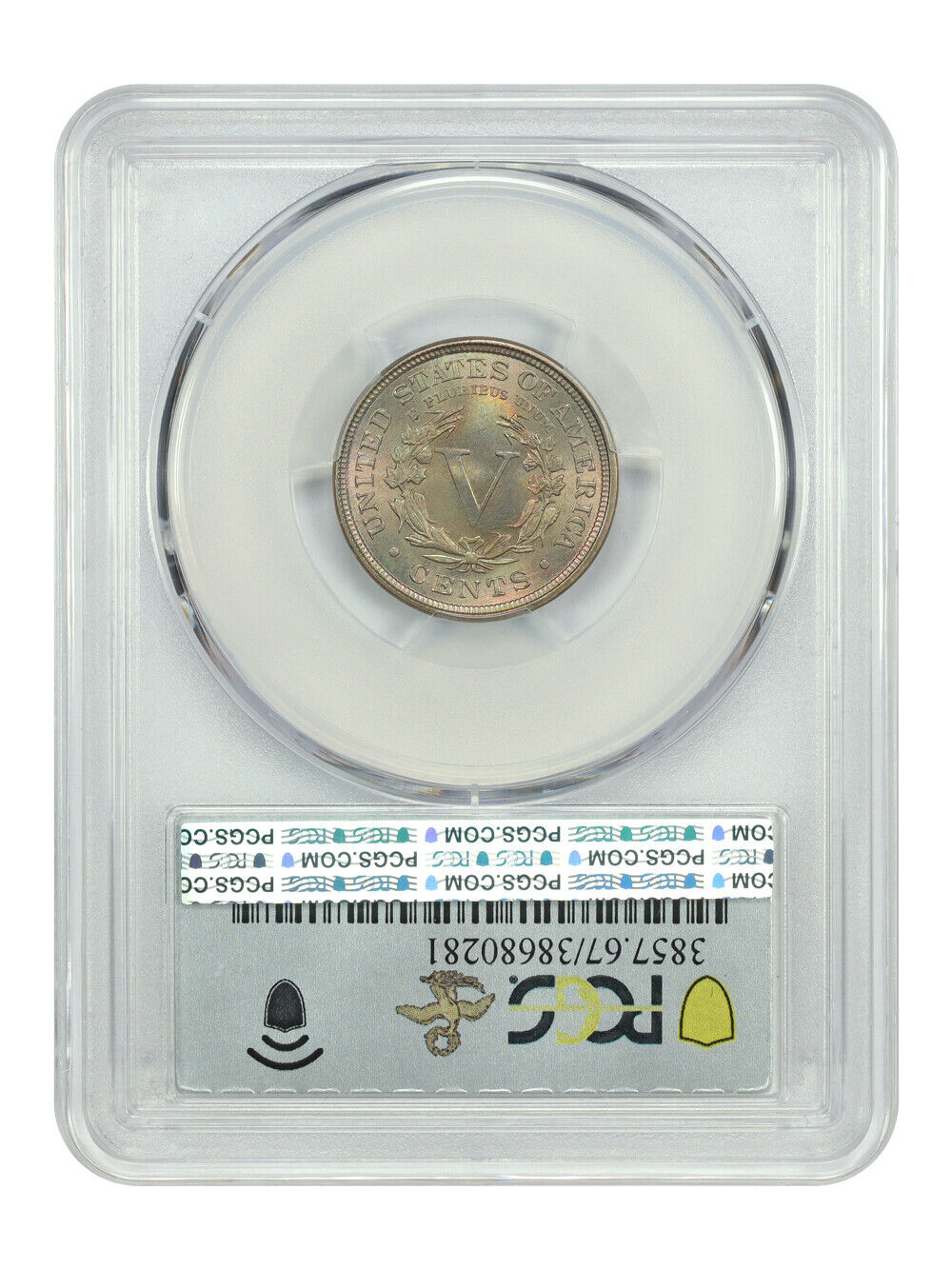 1896 5C PCGS MS67