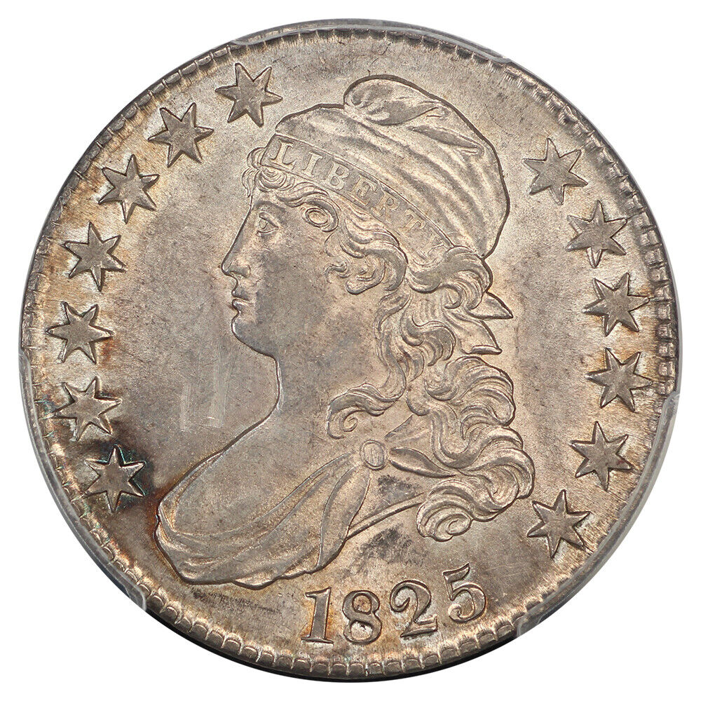 1825 50C PCGS MS61 ex: D.L. Hansen