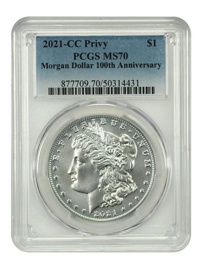 2021-CC Privy $1 Morgan Dollar PCGS MS70 - $1 (Silver)