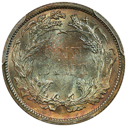 1885 10C PCGS MS67 ex: D.L. Hansen