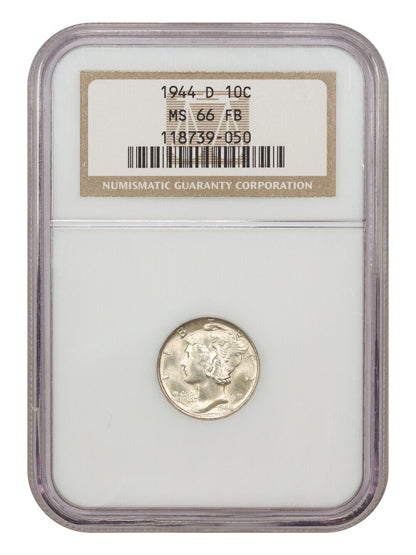 1944-D 10C NGC MS66FB