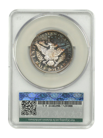 1904 50C CACG PR67+ ex: D.L. Hansen - Barber Half Dollar