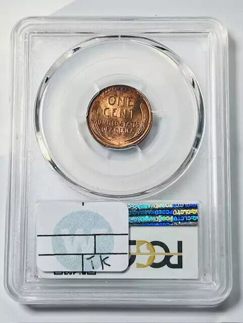 1923 P Small Cents Lincoln Penny PCGS MS-64 RB red brown