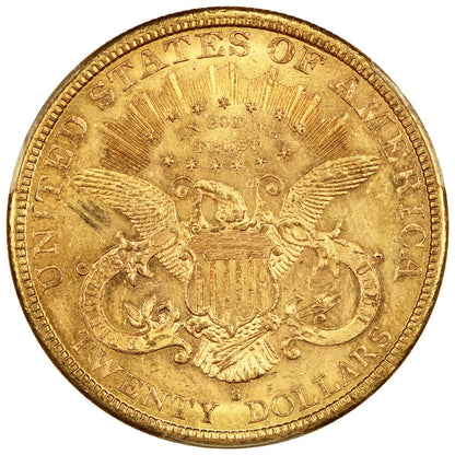 1881-S $20 PCGS MS62 ex: D.L. Hansen