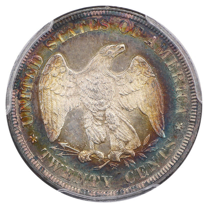 1875 20C PCGS MS65 ex: D.L. Hansen