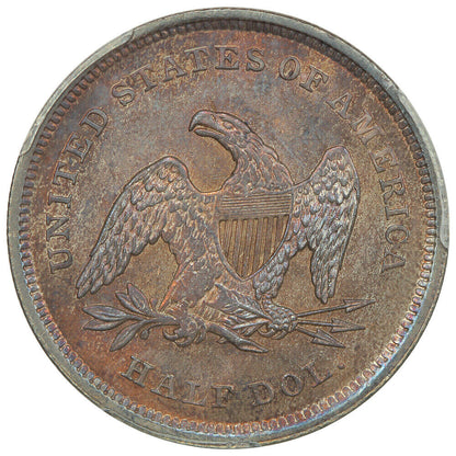 1839 50C PCGS MS65 (No Drapery) ex: D.L. Hansen/Pogue